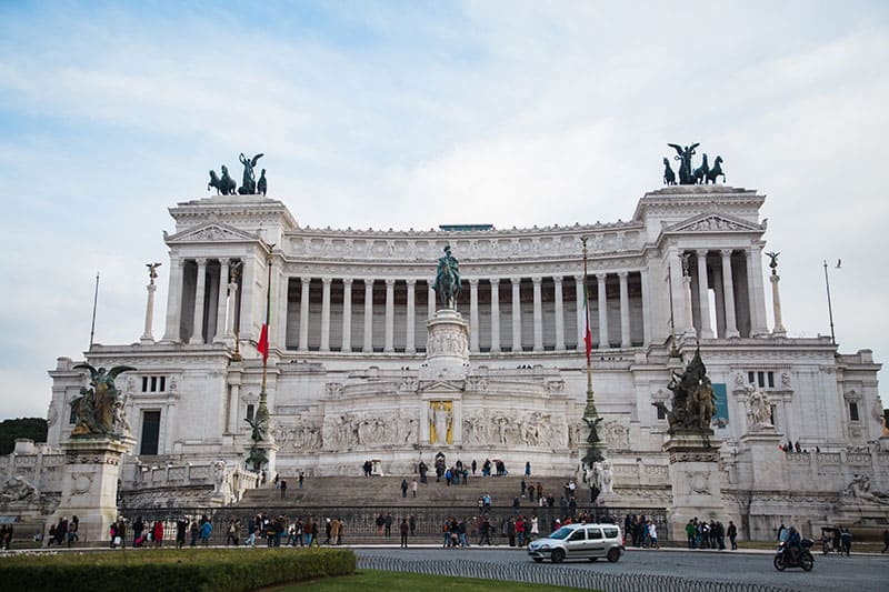 The 'wedding cake', or Piazza Venezia in Rome, Italy